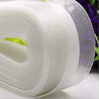50 yards rigid polyester horsehair braid for polyester boning sewing, wedding dress, prom dress accessories width 2.5/ 5/75 cm