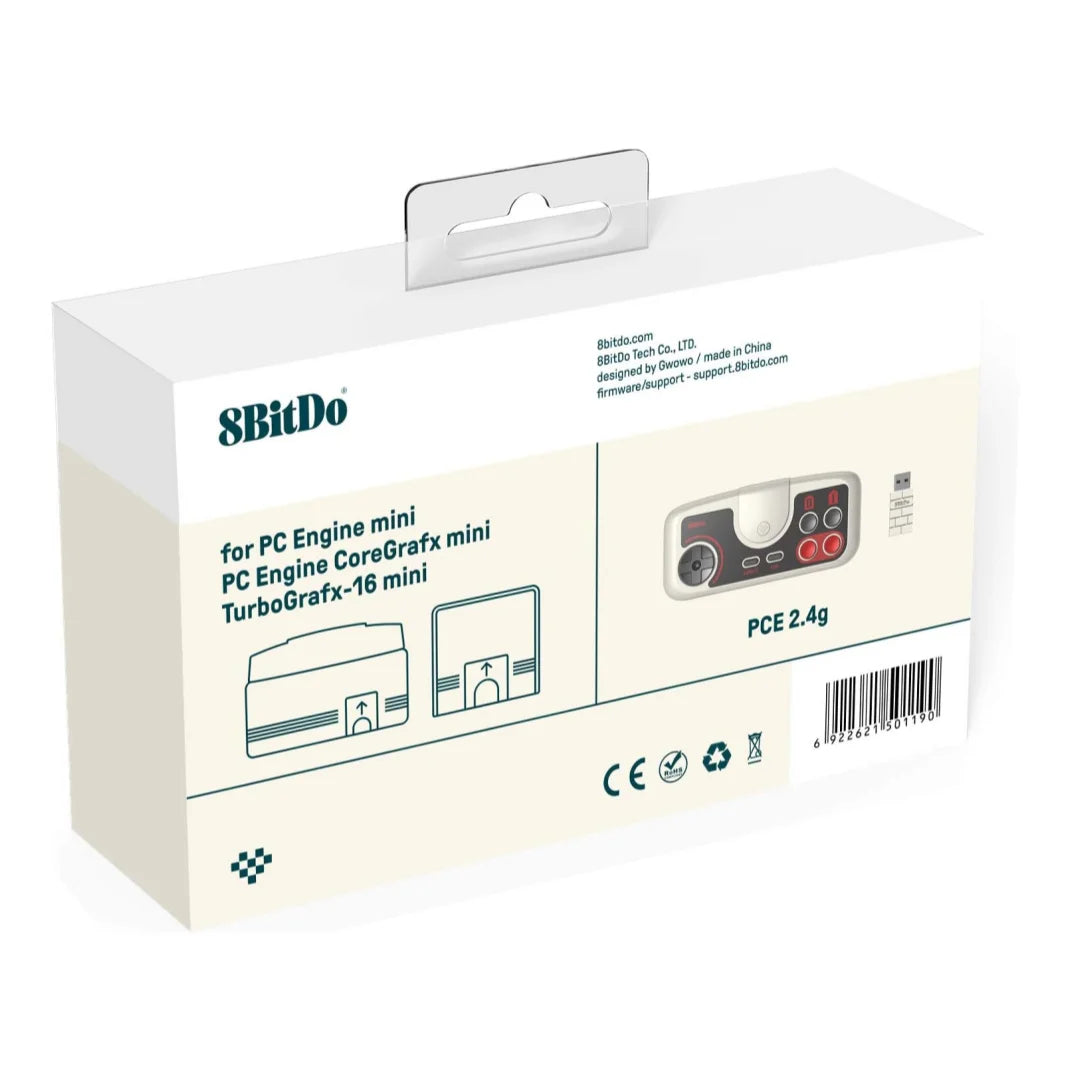 8Bitdo PC Engine 2.4G Wireless Gamepad Controller for PC Engine Mini & TurboGrafx-16 Mini