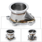 PQY - Stainless Steel Adapter for T25 T28 GT25 GT28 2.5" 63mm V-band Clamp Flange Turbo Down Pipe Adapter PQY4833