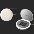 Smart Sunscreen Led Light Portable Makeup Mirror Uv Camera Visual Face Sunscreen Makeup Mirror