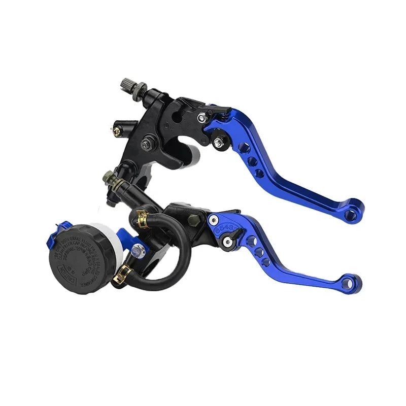 Universal 7/8in 22mm CNC Aluminum Hydraulic Brake Clutch Master Cylinder Lever, 1pc
