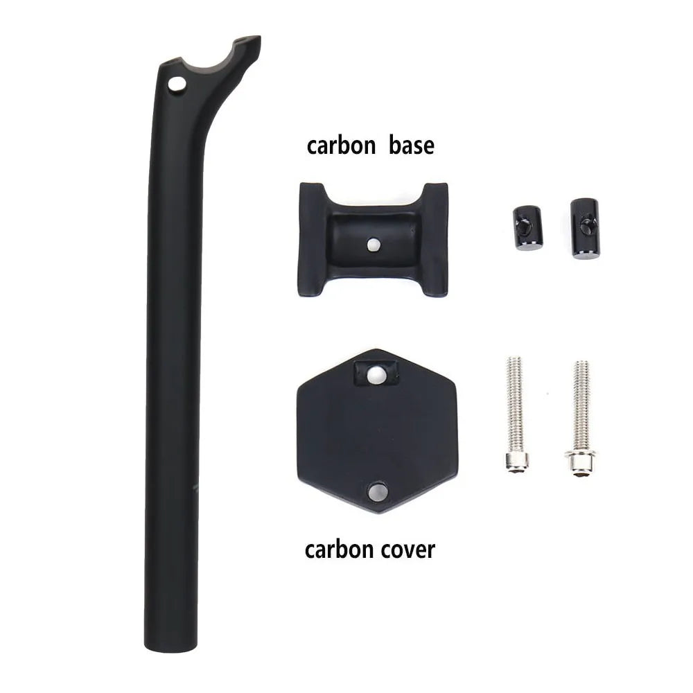 ELITAONE MTB Carbon Seat Post Offset 20mm 25.4 27.2 30.9 31.6mm Mountain/Road Bike Seatpost 350-450mm Light 150g
