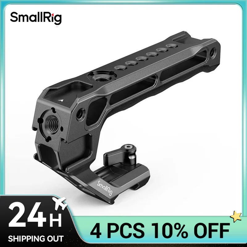 SmallRig NATO Top Handle Lite with Cold Shoe Portable Camera Handle for Shoot Fit for Sony for Canon for Nikon Camera Cage 3766