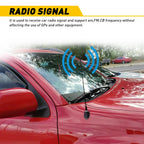 21Inch Car Antenna Automotive Universal Antenna Mast Black For Car SUV Pickup FM/AM Signal Aerial Amplified Antenna Mast Whip