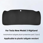 For Tesla Model Y Juniper Model 3 Highland Trunk Tailgate Protection Pad Rear Trunk Door Leather Anti Fouling Protection Pad