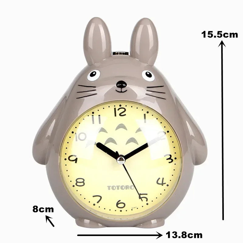 3 Years Warranty Cartoon Cat Alarm Clock Lovely Children Desk Christmas Gift Student Pendulum Jewelry