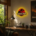 Dinosaur LED Neon Sign Light, Dimmable Wall Decor, 33.5x25cm