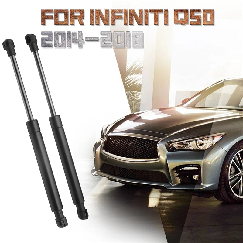 2Pcs/set Car Rear Trunk Lift Support Damper Shock Strut Prop For 2014-2018 Infiniti Q50 W/O Spoiler auto accessories