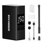 BSCOBBER Mini Air Compressor Cycling Pump for Mountain Bike Tires Portable Bike Tire Inflator with Digital Gauge 150PSI Gravel