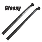 3K Carbon Bike Seatpost 31.8/33.9/34.9mm 550/600/650mm Matte, Front/Back