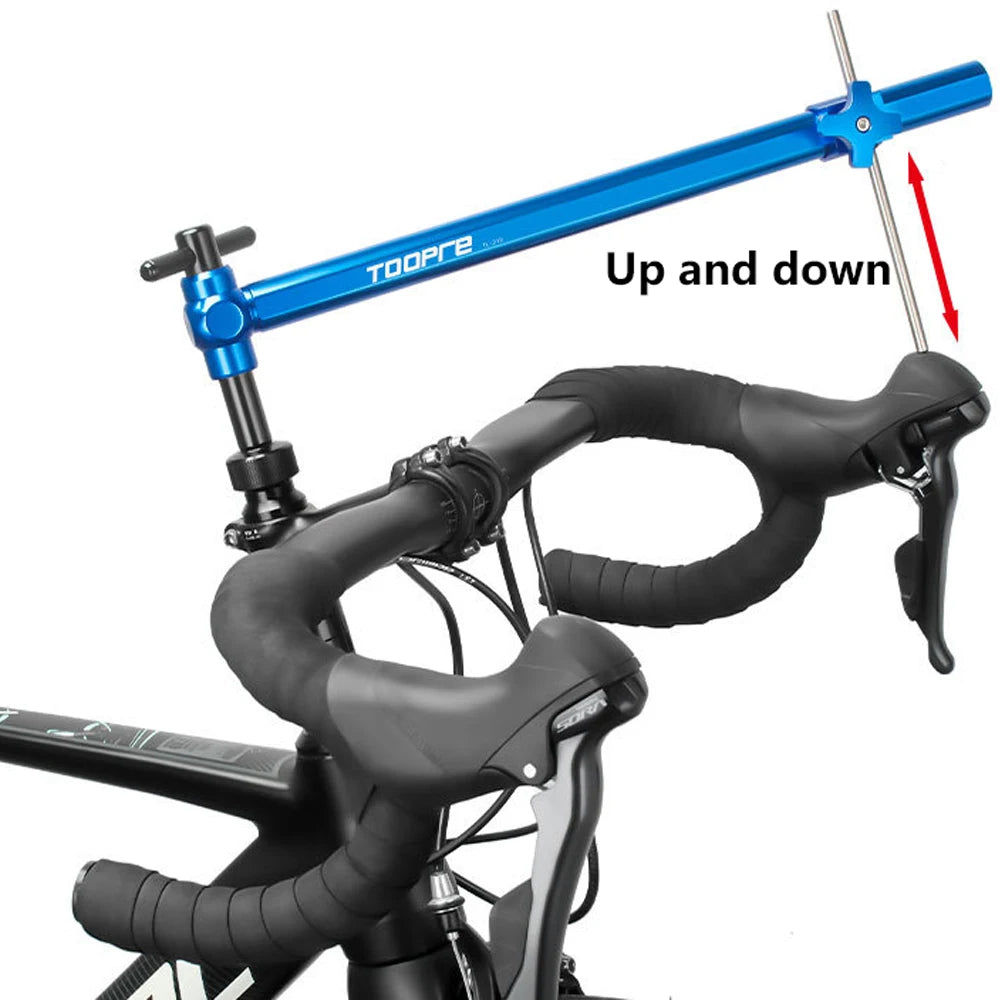 TOOPRE Road Bike Shifter Alignment Tool Handlebar Symmetry Angle Adjuster, Blue