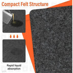 Car Repair Mat Felt Floor Mat Car Repair Pad Mat Garage Water-absorbent and Oil-proof Anti-slip Anti-spill Oil Mat Car Trunk Mat