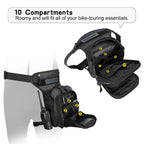 Rhinowalk Motorcycle Waist Bag 3L Leg Bag Thigh Hip Bum Beltleg Fanny Pack Travel Riding Crossbody Multifunctional Shoulder Bag