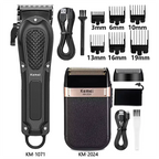 Kemei Hair Clipper Km-1071 Km-2299 Km-2024 UBS Rechargeable Cordless Beard Trimmer Powerful Electric Hair Clippers for Men