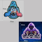 game controller neon sign gamer room decoration, led game neon sign game wall decoration best gamer gift for boys chirstams gift