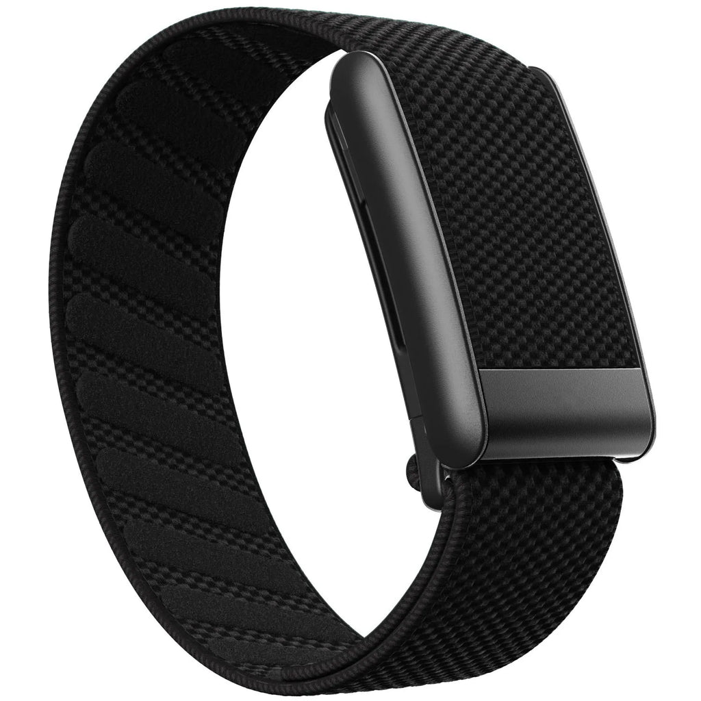 Suitable for Whoop 5.0 wristband strap, nylon woven elastic Whoop mg sports replacement strap, W logo metal