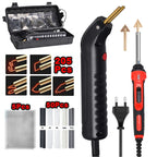 100W Plastic Welding Machine Kit Automotive Bumper Crack Repair Gun With Iron Hot Stapler Welding Soldering Iron Garage Tool