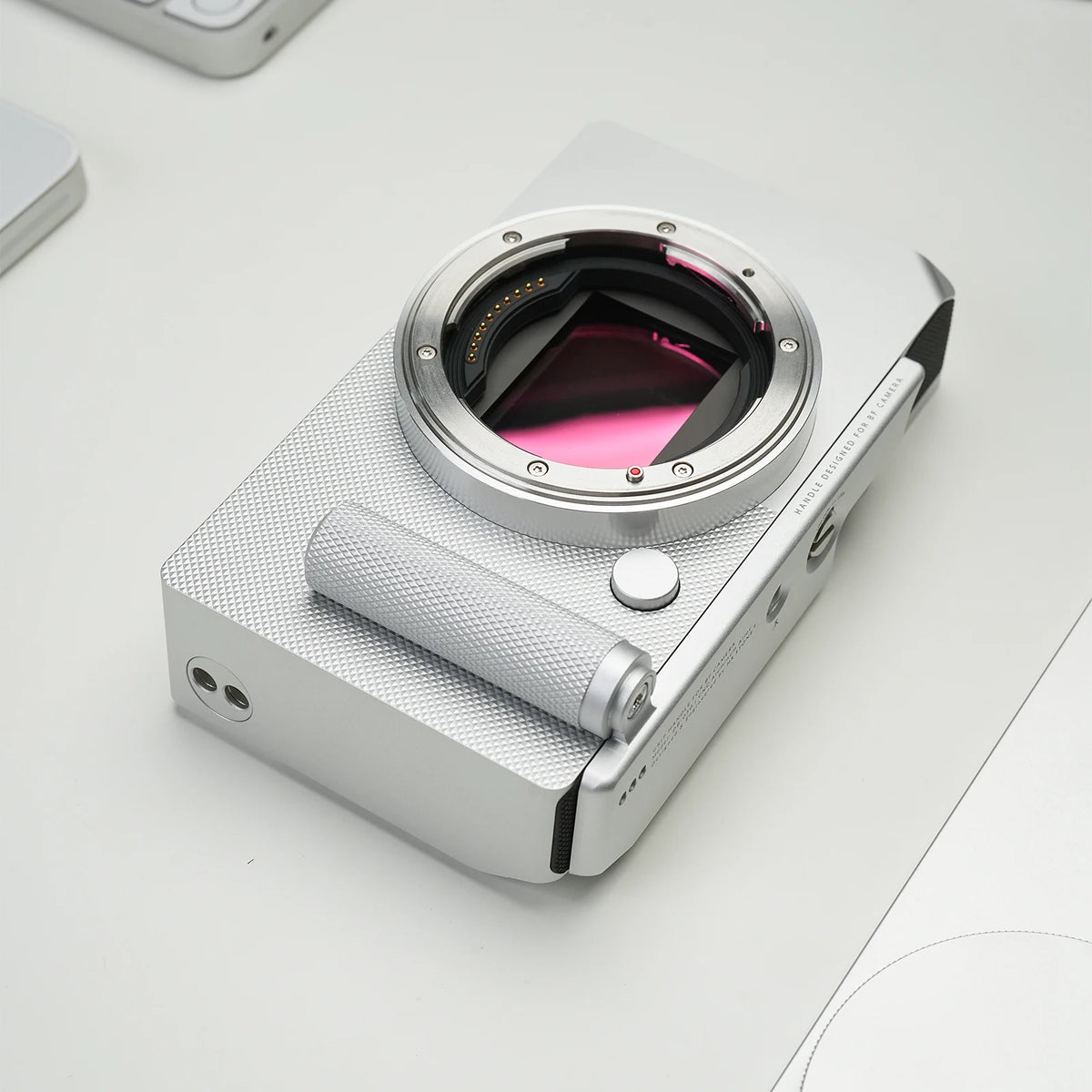MRSTONE Metal Handgrip L Shaped Grip for Sigma BF Camera Thumb Grip with  Quick Release Plate Design Silver Handgrip