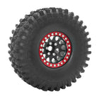 Metal 1.9 Beadlock Wheel Rim Tires Set for 1/10 RC Crawler Car Axial SCX10 III AXI03007 90046 TRX-4 Redcat GEN 8