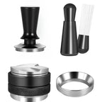 51mm 53mm 58mm Espresso Tamper Barista Coffee Tamper with Calibrated Spring Loaded Stainless Steel Tampers