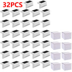 Warm White LED Solar Step Lamp Path Stair Outdoor Garden Lights Waterproof Balcony Light Decoration for Patio Stair Fence Light