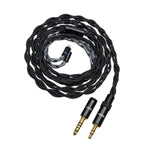 CVJ Jackdaw OFC earphone cable 1.25m 0.78mm 2-pin, 3.5mm + 4.4mm plugs