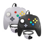 N64 Wired Controller Gamepad with Joystick, Plug & Play, 2 Pack, Multiple Colors