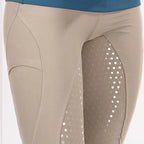 MXLLINA Western Full Seat Grip Woman Riding Tights Silicone Horseback Leggings Equestrian Riding Pants Breeches Clothes