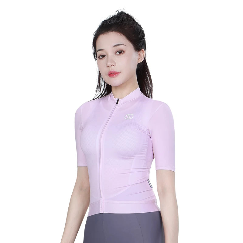 INBIKE New Summer Cycling  Jersey Women Lightweight Bicycle Clothing MTB Jersey with Pockets Quick Dry Bike Riding Shirt Clothes
