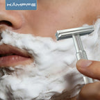 Kampfe Vintage Double-Edged Razor Non-Slip Aluminium Wet Grooming Shaver Classic for Men & Women
