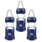 Solar Multifunctional Handheld Camping Lamp Tent Lamp LED Portable Flashlight Portable Waterproof Emergency Powered Work Light