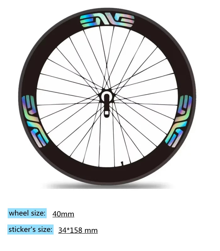 14pcs/set For Bogacha at the World Championships ENVE SES Road bike wheel stickers Color change wheelset painting 50mm height
