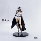 21cm Albedo Action Figures black wings Protector PVC Collectile figure Undead girl home Decoration Model Toys For kid gift