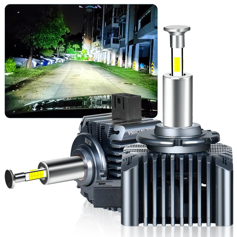 Altra Powerful 360Degree LED Lighting for Car Headlight Bulbs D1S D3S D2S D4S D5S D8S 6000K 110000LM HID TO LED Replace for Car