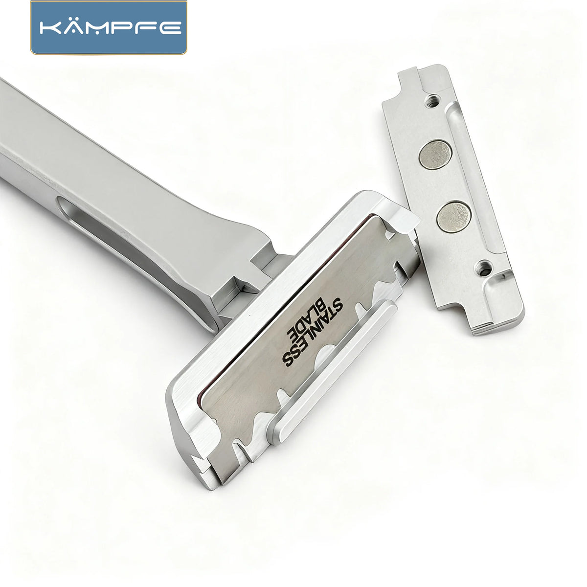 KAMPFE K25 CNC precision machined safety - Manual Traditional Shaving Tool for Men And Women Hair Salon shaver men gift