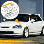 For Honda Civic 96-00 EK Hatchback Coupe With Hardware Hatch Front And Rear Bumper Lifts Car Accessories