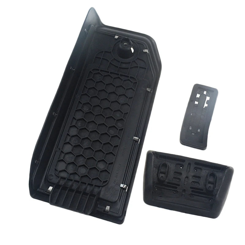 LHD Gas Accelerator Brake Footrest Pedal Cover for Audi Q7 Q8 2017-2025,Porsche Cayenne 2020-2024,Touareg 2019-2024 Pedal Covers