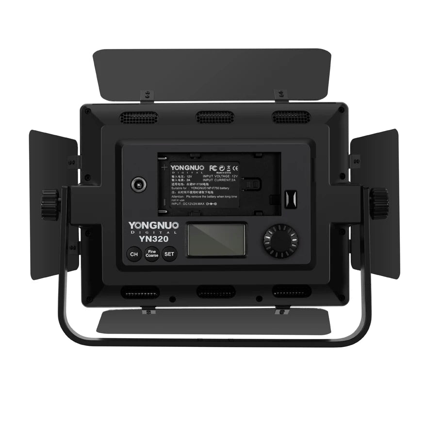 YONGNUO YN320 5500K Color Temperature Professional LED Video Light with APP Control for Canon Nikon Sony Olympus DSLR Cameras