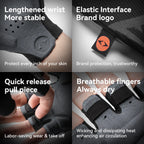 ROCKBROS Summer Cycling Gloves Lightweight Elastic Breathable Half Finger Gloves High Density Cushion Palm Pad Cycling Gloves