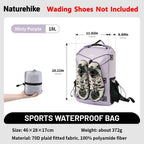 Naturehike Waterproof Dry Backpack IPX6 Polyester 18L/25L for Swimming Rafting Trekking