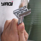 Yaqi Monarch Matte Chrome Color Safety Razor Yaqi Beard Shaver