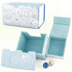 Laundry Dragonmaid Dragonite Deck Box Dicewinder for YGO PTCG,Fits 100 Double-Sleeved Cards,Dice Tray Card Storage Box TCG OPCG