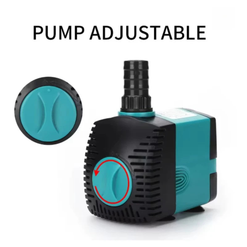 Submersible Aquarium Water Pump EU Plug 220-240V Ultra-Quiet Filter 3-85W