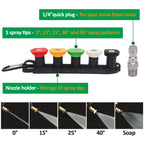 Pressure Washer Water Gun Kit for Car Cleaning Hose Connector For Karcher Nilfisk Parkside Bosch Quick Connector Nozzles