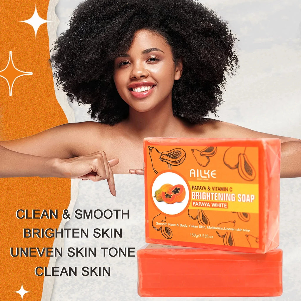 AILKE Organic Shea Butter Oil Whitening Cream, Brightening, Moisturizing, Smooth Nourish, Soften Skin, for Face, Body, 100ml