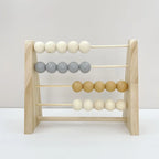 Nordic Wooden Abacus for Kids Room Desktop Decoration Baby Early Learning Math Educational Toy Natural Wood Nursery Decor