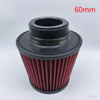 2.5 3 3.5 4 Inch Car Intake Air Filter for K＆N 14084-2 Universal High Flow Cone 102 89 76 70 63.5 60mm KN Tapered Mushroom Head