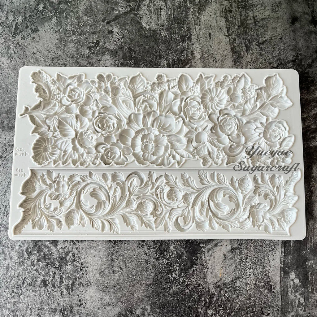 Flower Silicone Mold Silicone Epoxy Resin Plaster Mould cake mold fondant molds cake decorating tools DIY resin molds