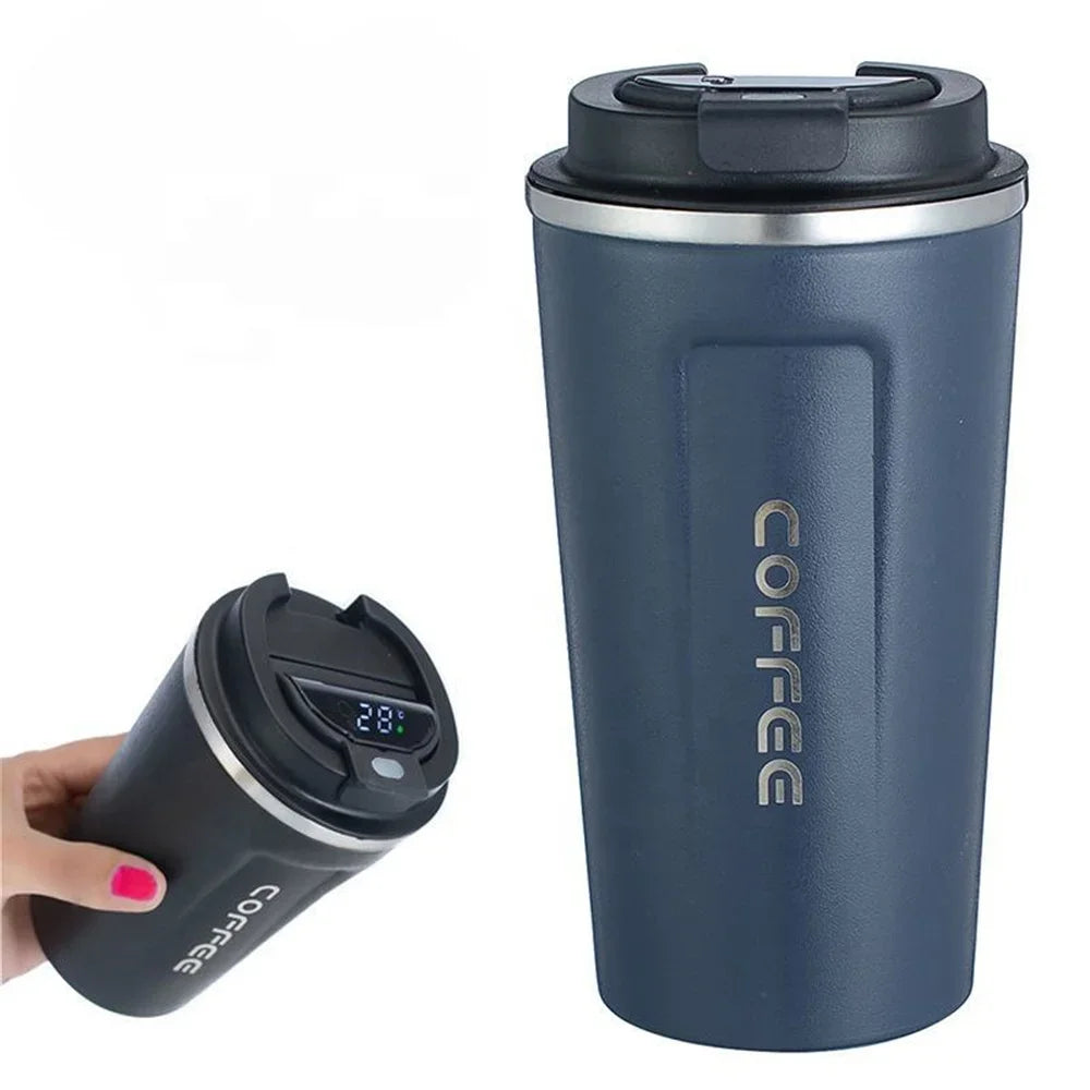 380/510ML Double-layer Insulation Cold And Hot Thermo Cafe Thermos Mug Leakproof Travel Thermo Cup for Tea Water Coffee Cup