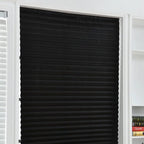 1Pc Shades Self-adhesive Half Windows Nonwoven Folding Curtain Bathroom Balcony Living Room Balcony Curtains Pleated Blinds
